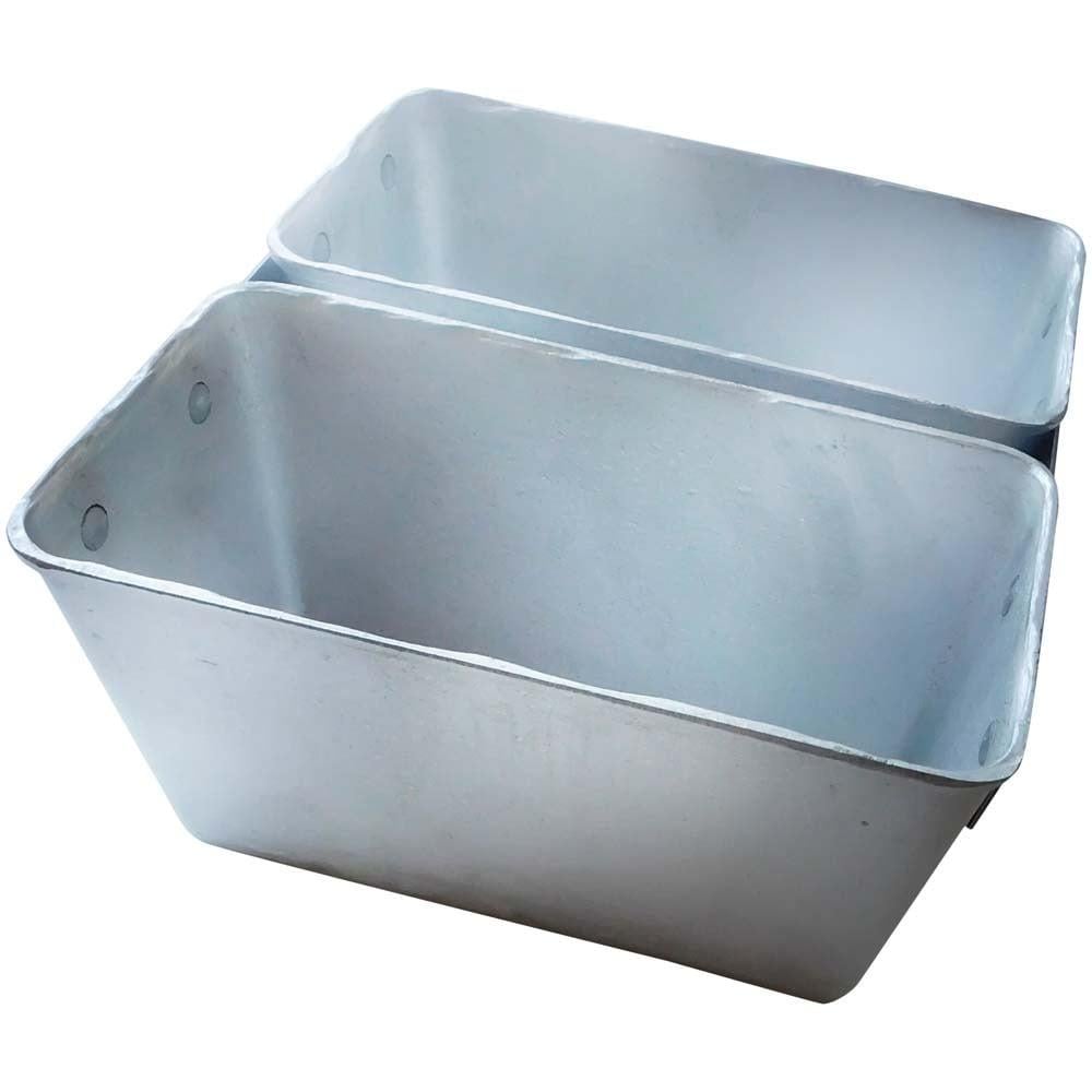 Форма подвійна для випікання хліба Л12а алюміній 17х11х9 см (81362) - фото 2 Форма подвійна для випікання хліба Л12а алюміній 17х11х9 см (81362) - фото 2