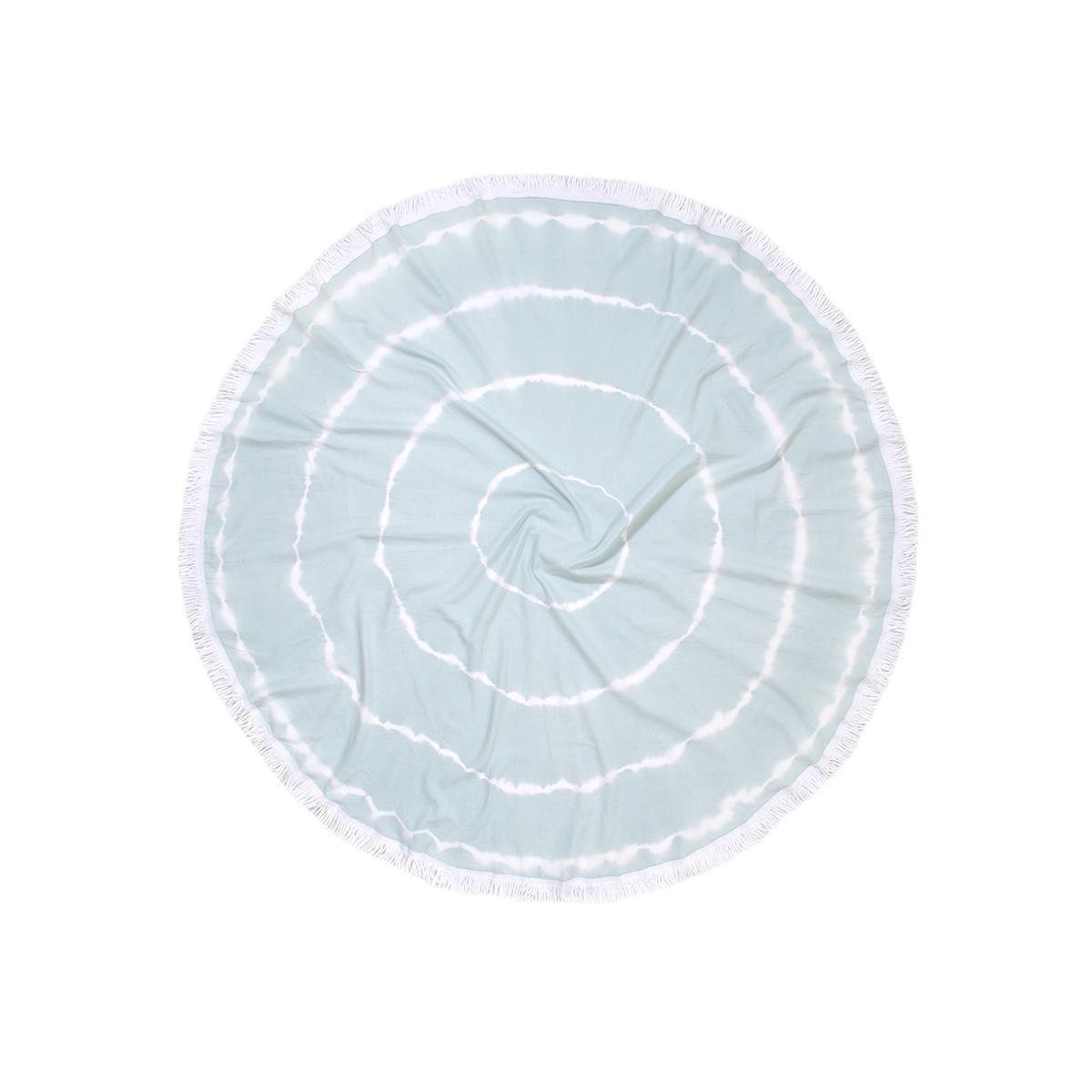 Полотенце Barine Pestemal Swirl Roundie 180 г/кв. м 150x150 см Mint (15289336)
