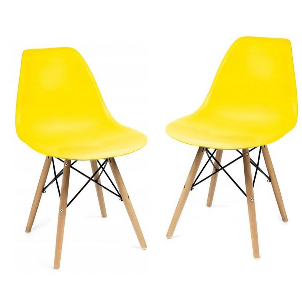 Кресло Bonro В-173 FULL KD 2 шт. Желтый