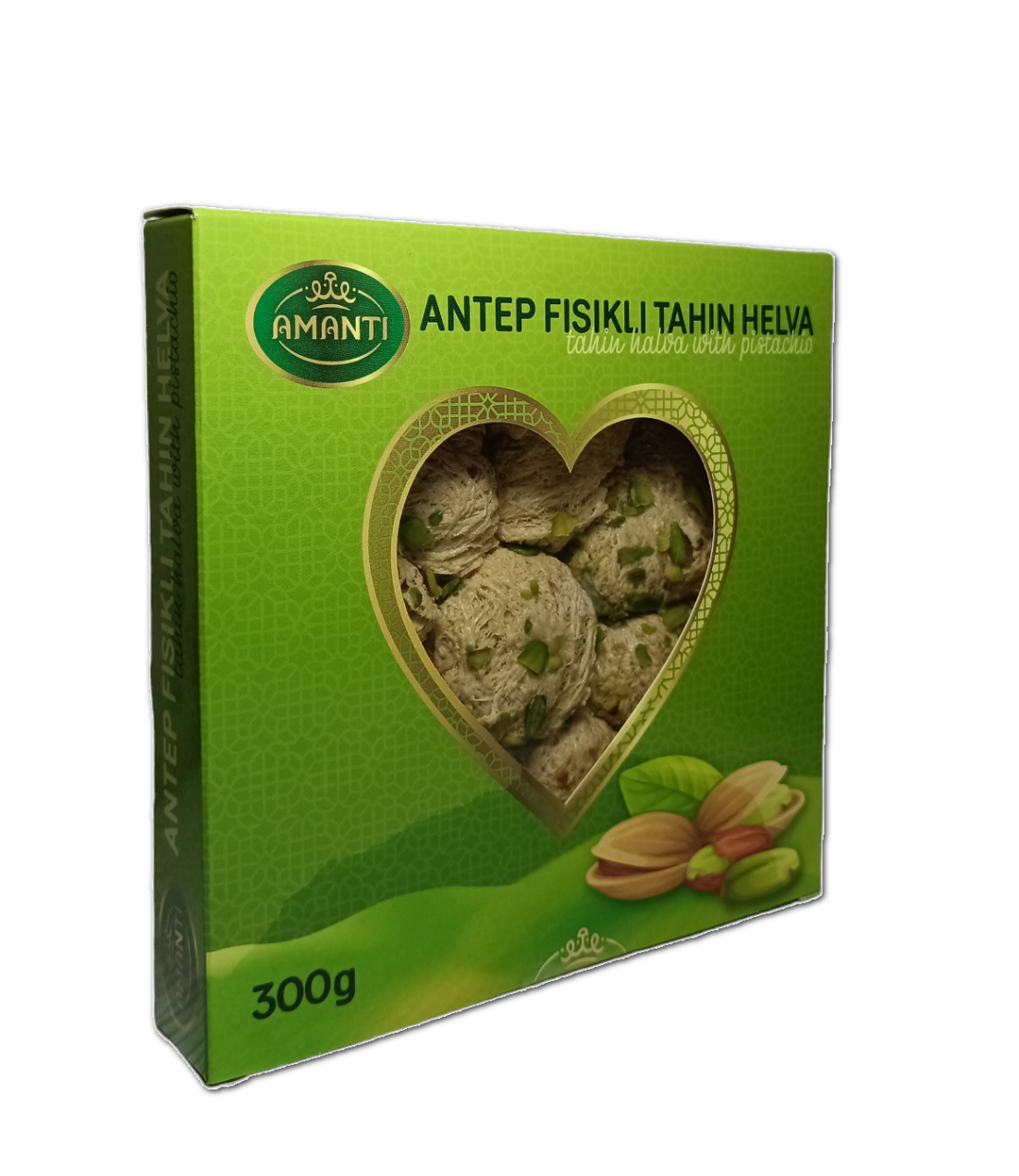 Халва Amanti Тахини со вкусом фисташек 300 г (58407)