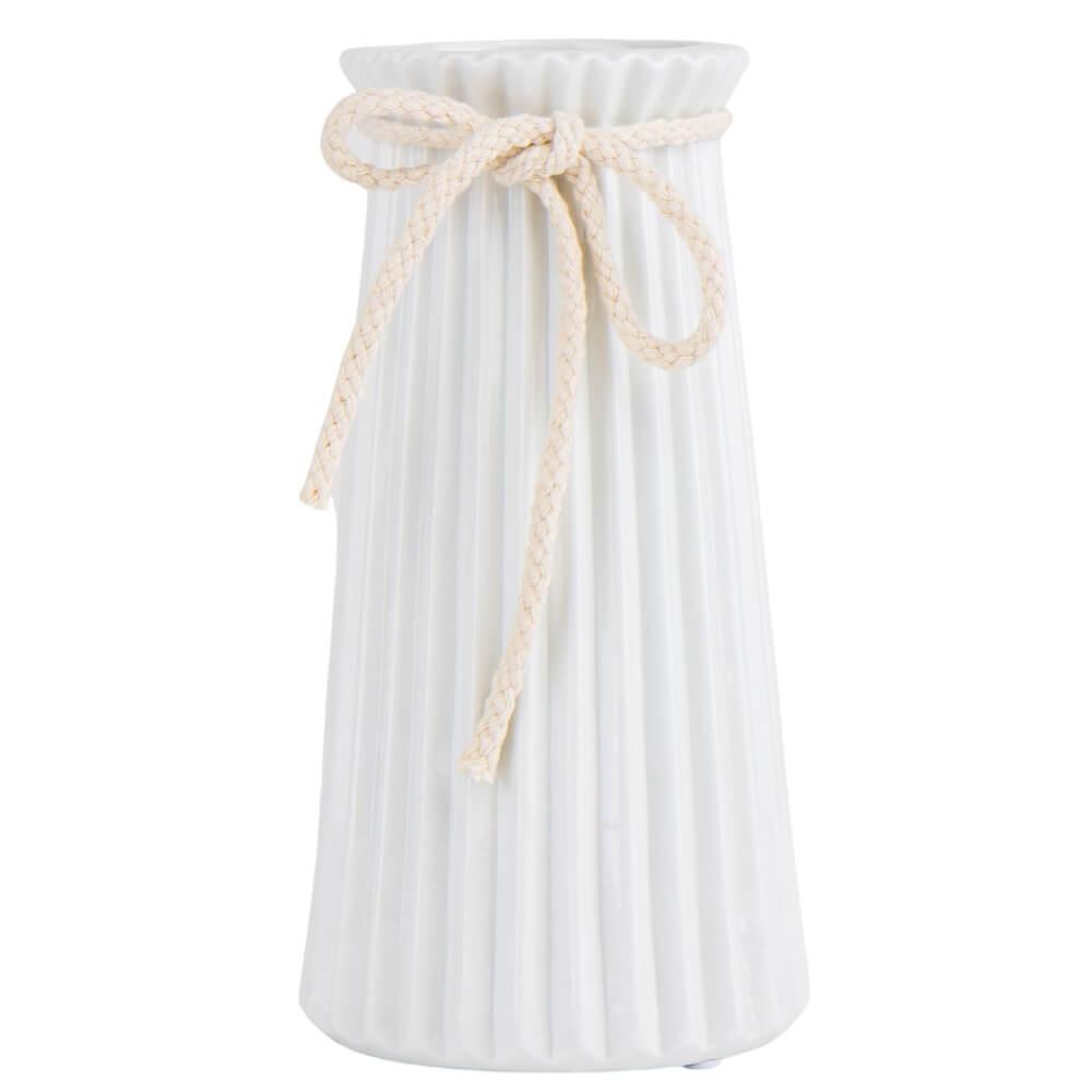 Ваза керамическая Elisey Романтический настрой Белый (9048-008)