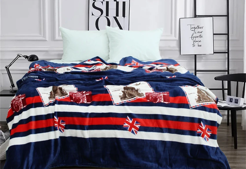 Плед велсофт TAG Tekstil VL0982 160x220 см (1684)