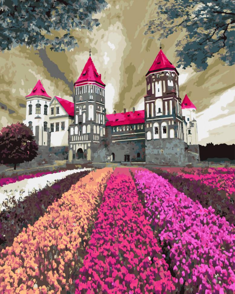 Картина по номерам Brushme Мирский замок в цветах 40x50 см (GX3288)