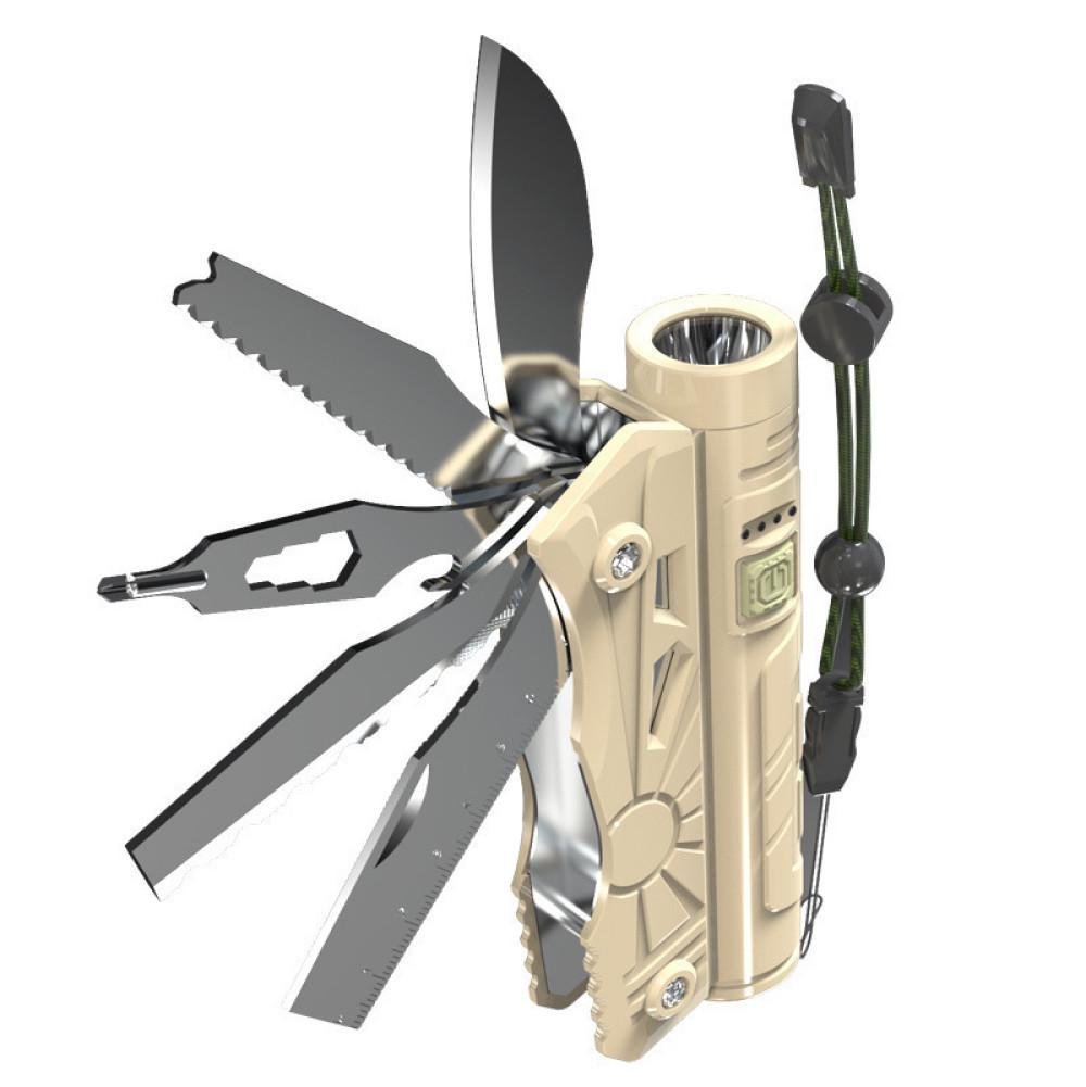 Мультитул USB с фонариком повербанк LF-800 5в1 2600 mAh