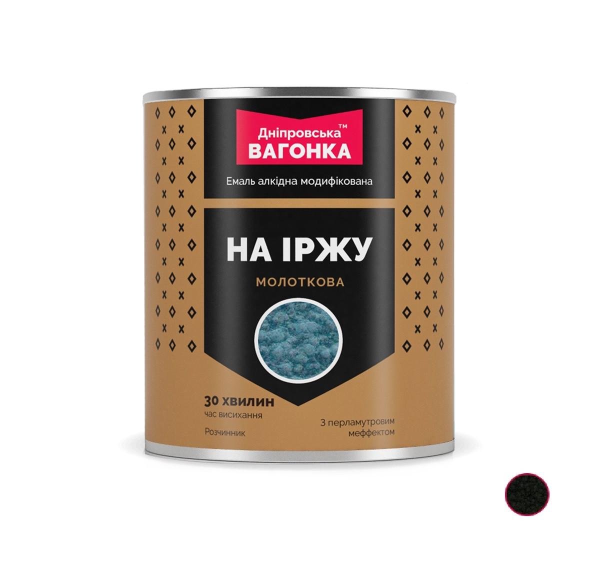 Фарба молоткова Дніпровська вагонка 2,5 л Чорний (23813505) - фото 2