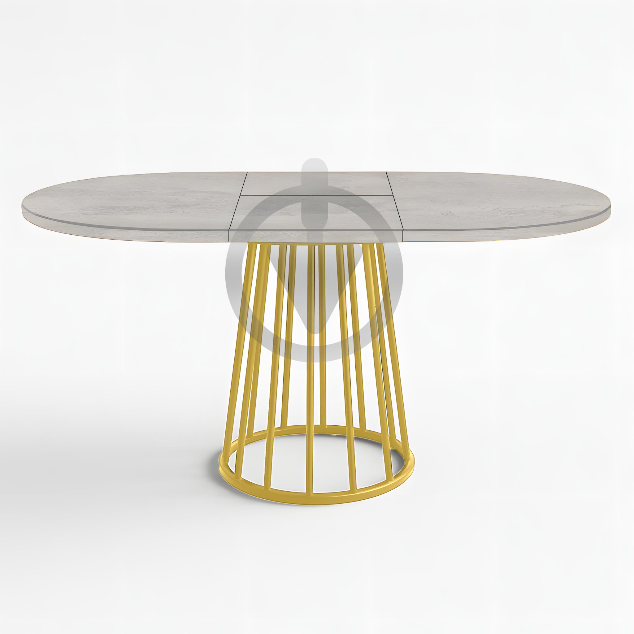 Стол кухонный раскладной RoMax Elegant Slide 90x75/130x75 см Loft Индастриал/Золотой - фото 2 Стол кухонный раскладной RoMax Elegant Slide 90x75/130x75 см Loft Индастриал/Золотой - фото 2