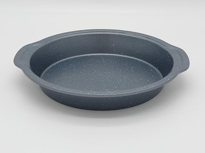 Форма для випічки пирога в духовці кругла з тефлоновим покриттям D 26 см H 5 см (18908) - фото 3 Форма для випічки пирога в духовці кругла з тефлоновим покриттям D 26 см H 5 см (18908) - фото 3