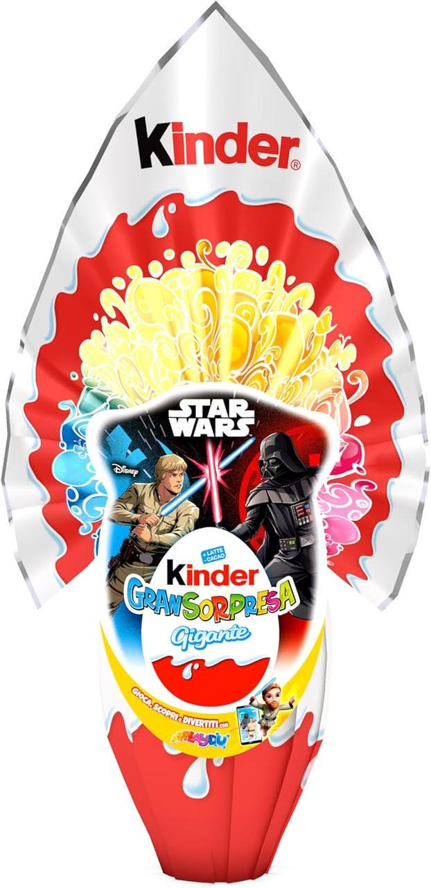 Шоколадне яйце Kinder GranSorpresa Gigante Star Wars 320 г (2535530504)