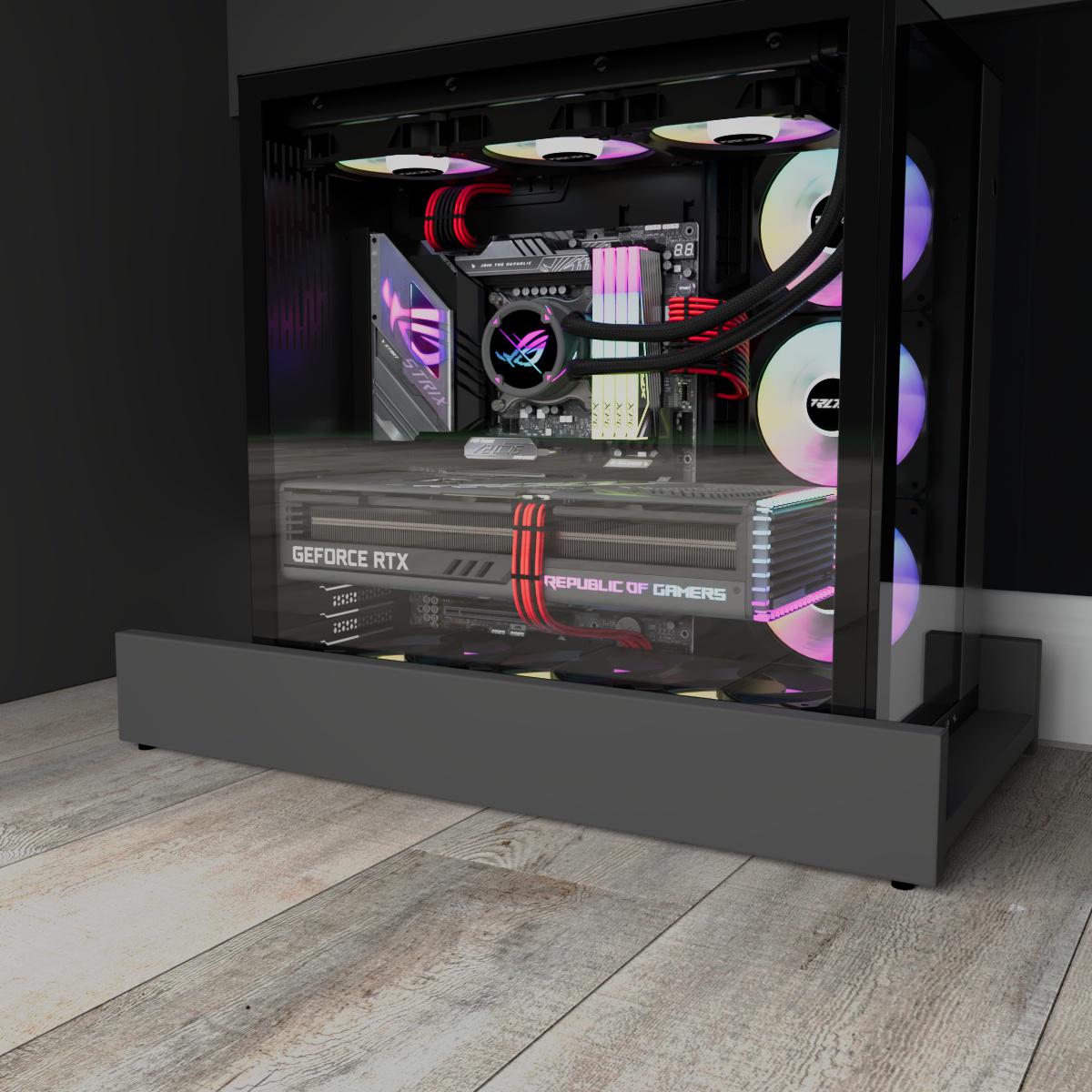 Комп'ютерний стіл Mebellini Комбо NEW 1100х750/900х600 мм Антрацит (арт.SKEP1000-145) - фото 4 Комп'ютерний стіл Mebellini Комбо NEW 1100х750/900х600 мм Антрацит (арт.SKEP1000-145) - фото 4