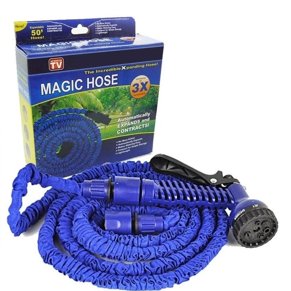 Шланг садовый для полива Magic Hose с распылителем (34636347527535)