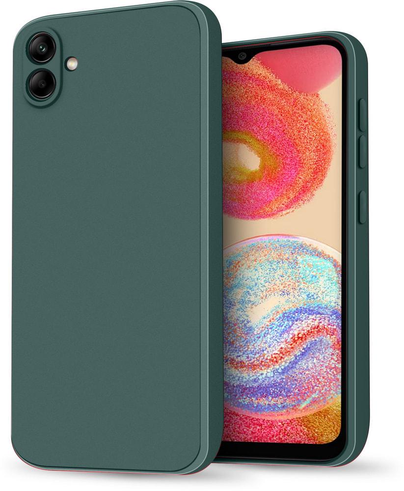 Силиконовый чехол HardCorner Samsung Galaxy A04 A045 (с микрофиброй) Green (34794-08)