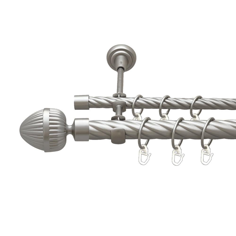 Карниз Orvit Одеон дворядний скручений 25\16 мм 300 см Сатин (00-00023579)