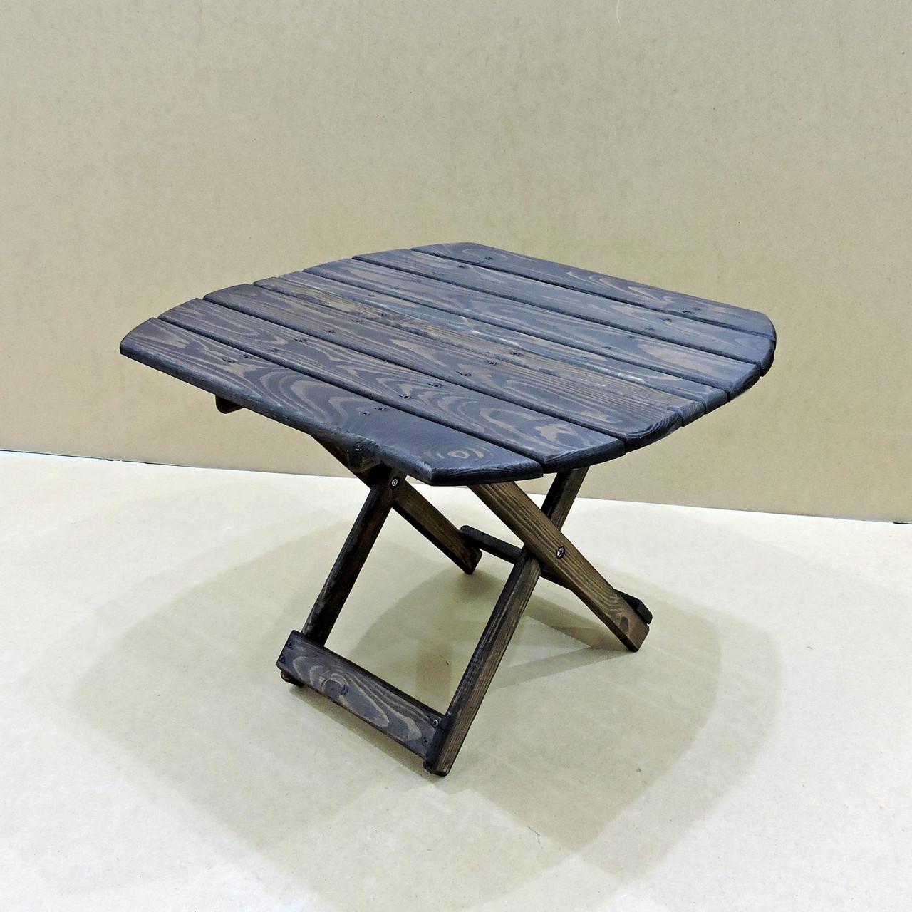 Столик раскладной из дерева Торенс Мокко (СУН-001010) - фото 2