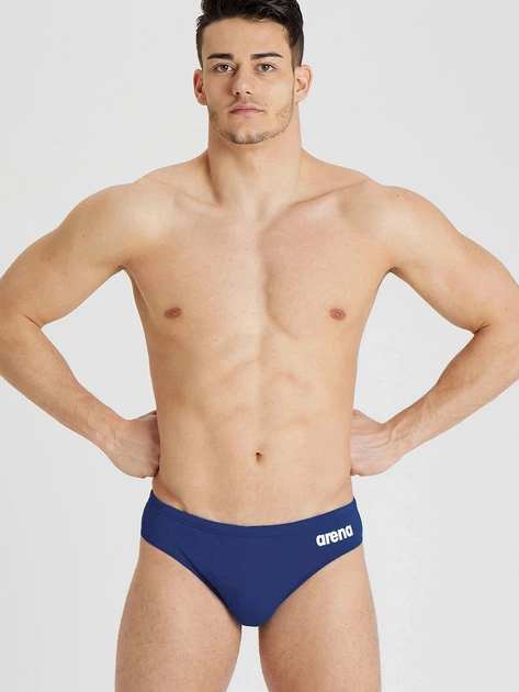 Плавки Arena Men's Team Swim Briefs Solid Navy-White 75 см Синий (004773-750)