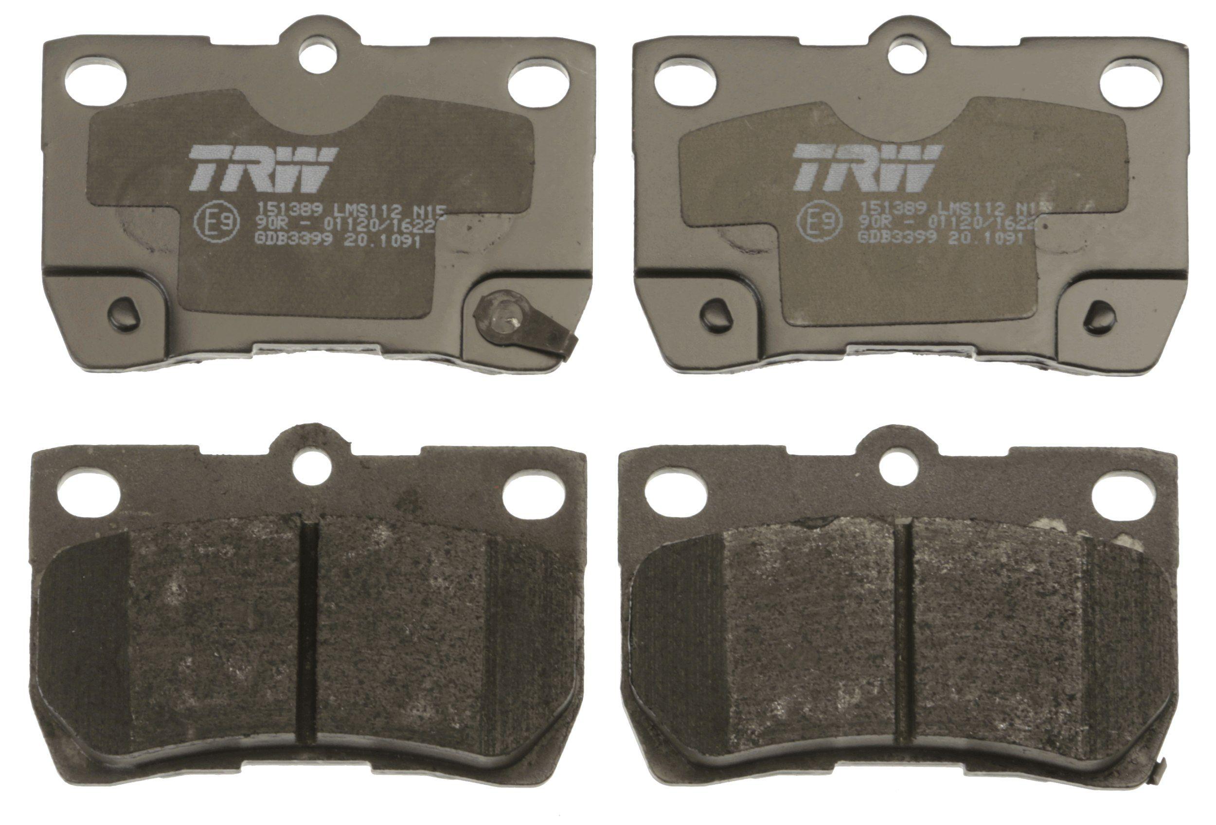 Комплект тормозных накладок дисковый тормоз TRW GDB3399