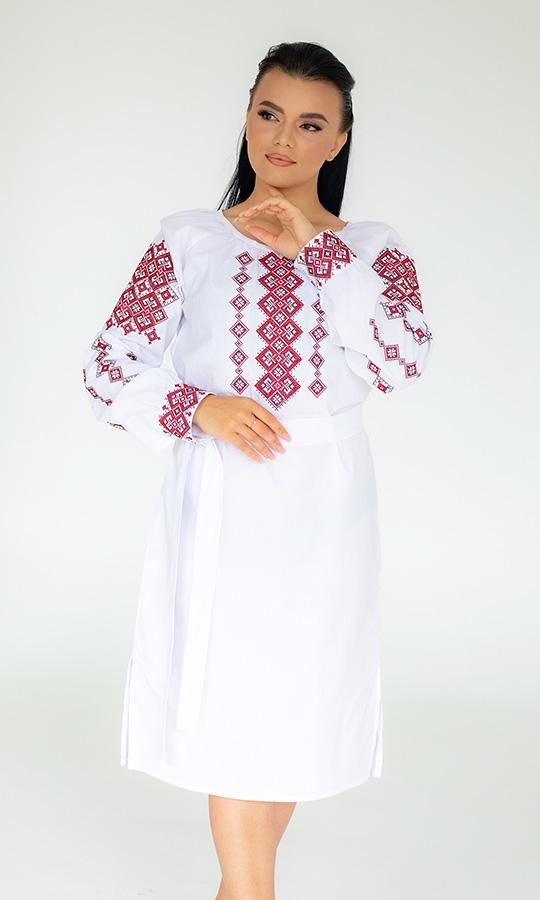 Сукня-вишиванка жіноча Вишиваночка р. 56 Білий (1016-2)