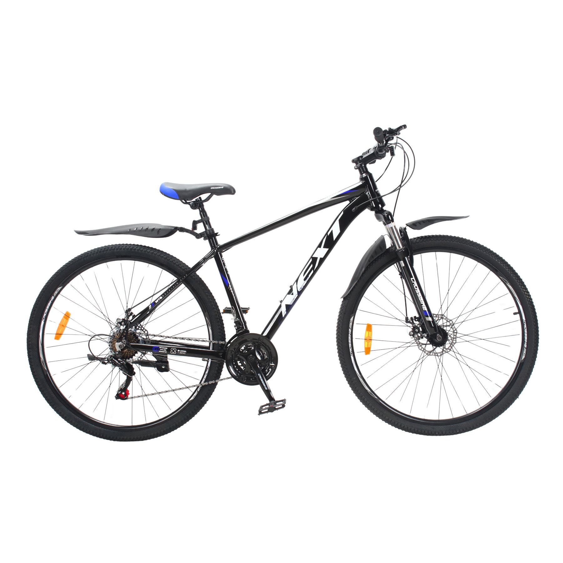 Велосипед CrossBike 27,5" Next 2025 Рама 19" Black/Blue