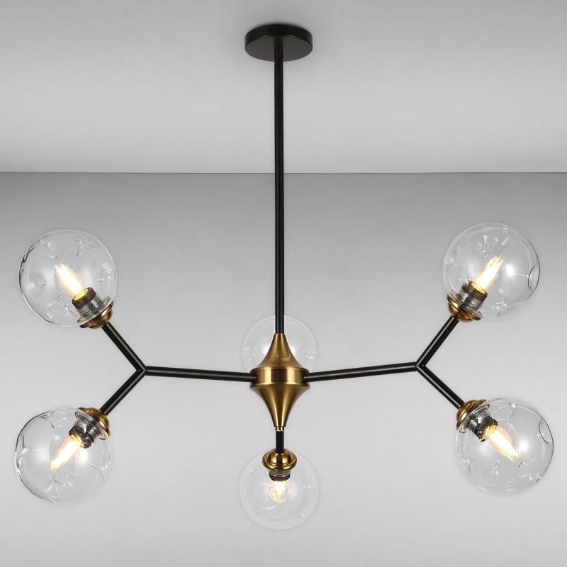 Люстра молекула подвесная Levistella 7520030-6 Черный