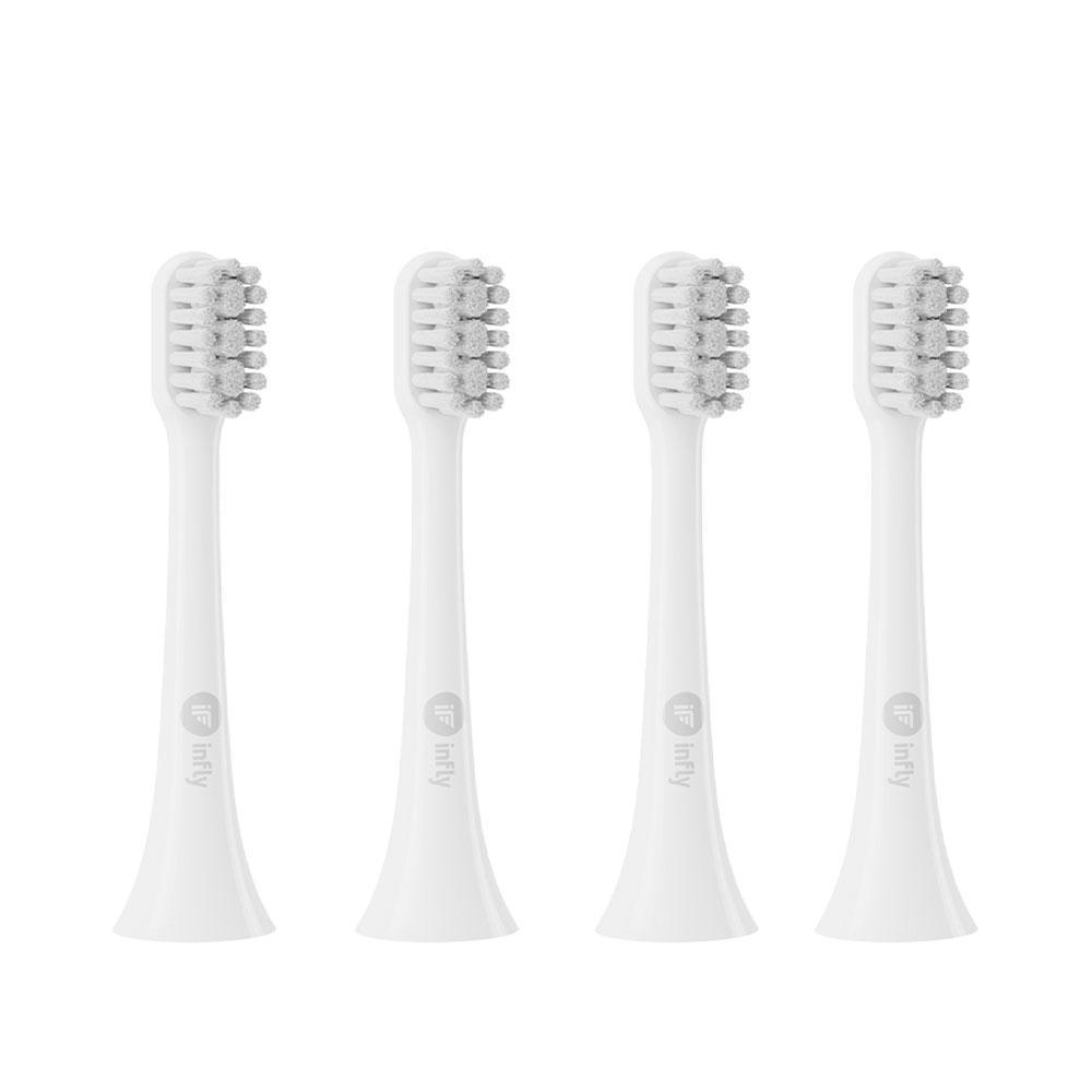 Насадки для электрической зубной щетки inFly Toothbrush Head for T03S T03B T03X PT02 4 шт.