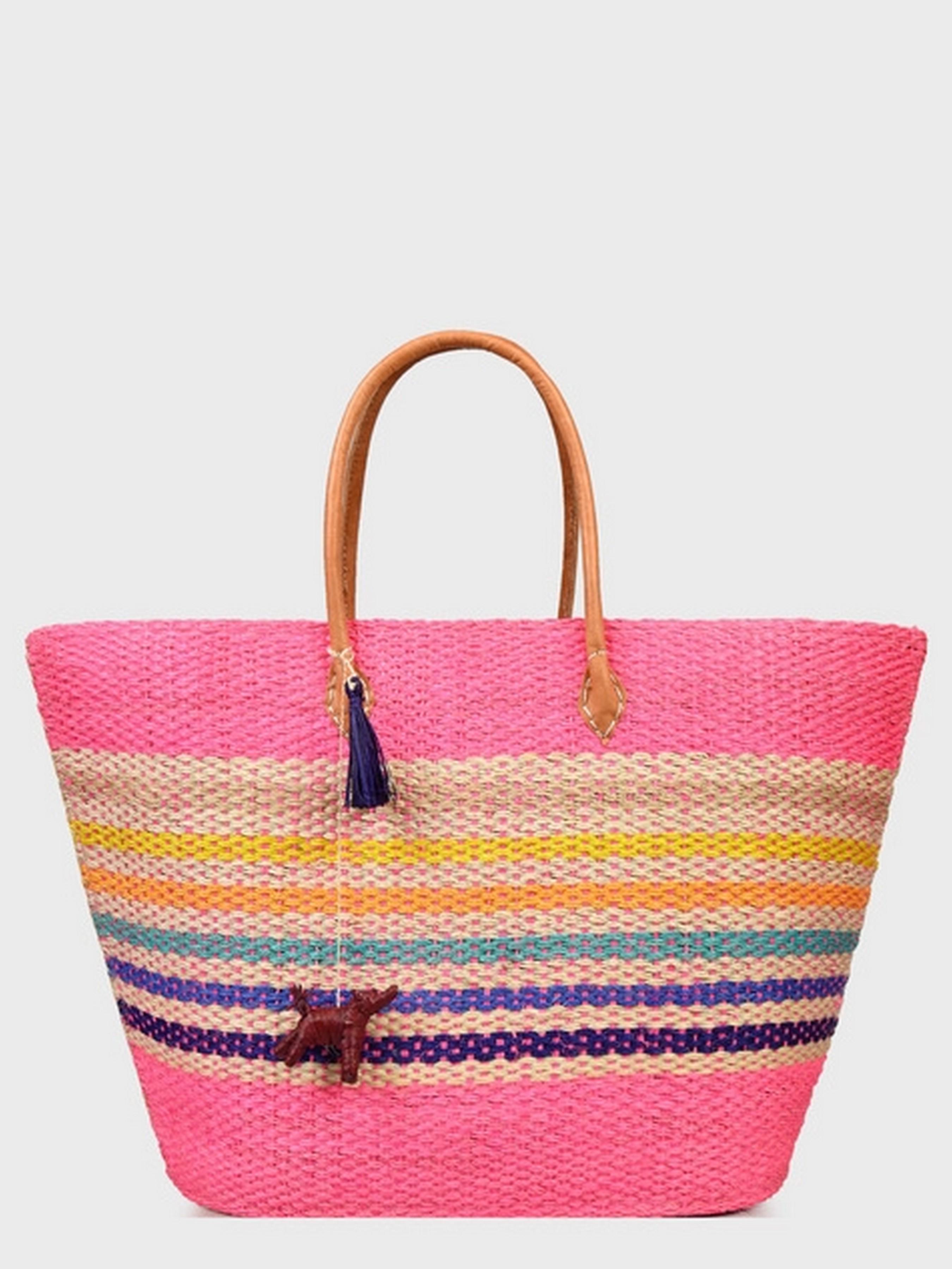 Сумка пляжна LE COMTOUR DE LA PLAGE Kirindy SGM ROS One Size Rose (ZIK0000018225)