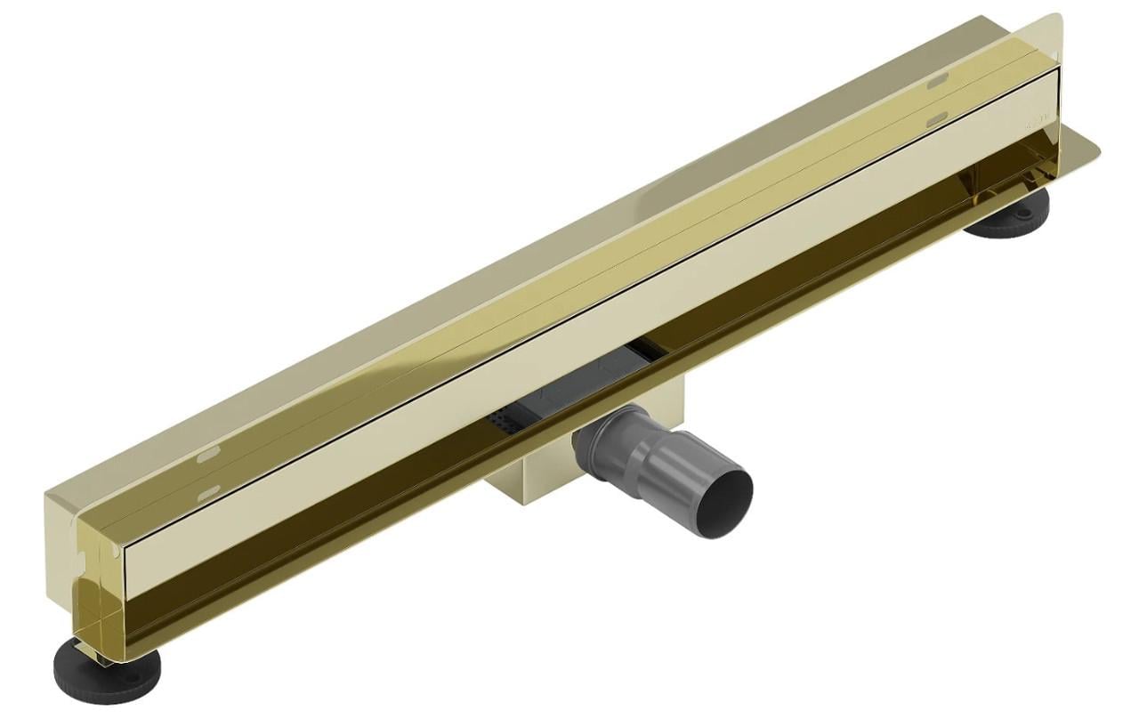 Трап для душа MEXEN FLAT 70 WALL Gold 2в1 Золотой (2816080691)