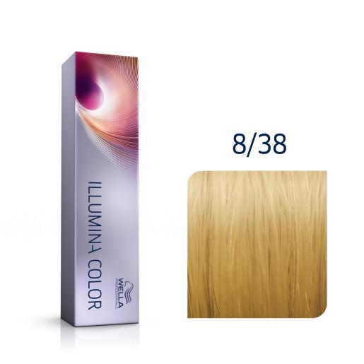 Крем-краска для волос Wella Professionals Illumina Color 8/38 Opal-essence - фото 3