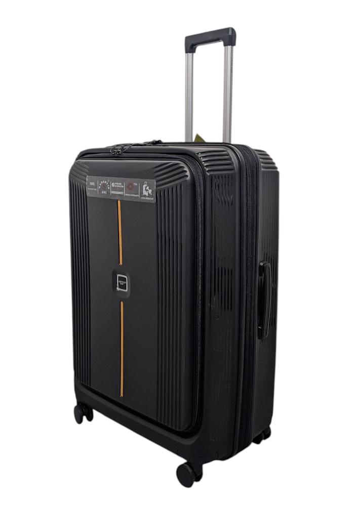 Валіза велика Airtex 647 поліпропілен L Чорний - фото 1