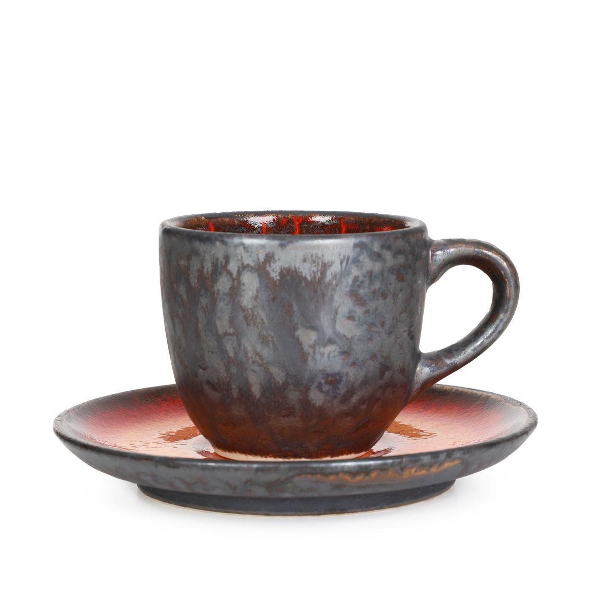 Чашка с блюдцем Homla AMBER 200 мл (218768)