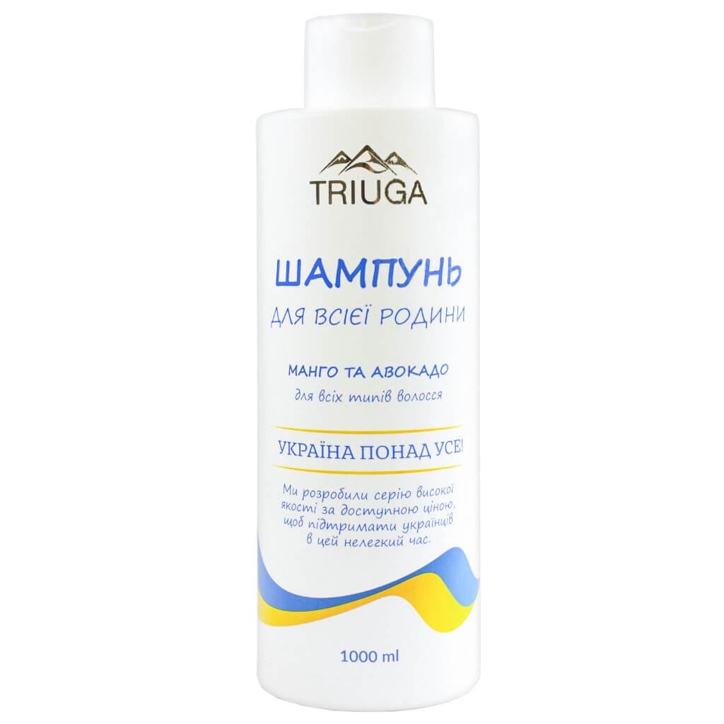 Шампунь TRIUGA Манго і авокадо для всієї родини 1000 мл - фото 1 Шампунь TRIUGA Манго і авокадо для всієї родини 1000 мл - фото 1