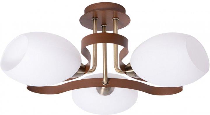 Люстра Altalusse INL-9210C-13 Е14 3х40 Вт Antique Brass/Walnut (8078635)