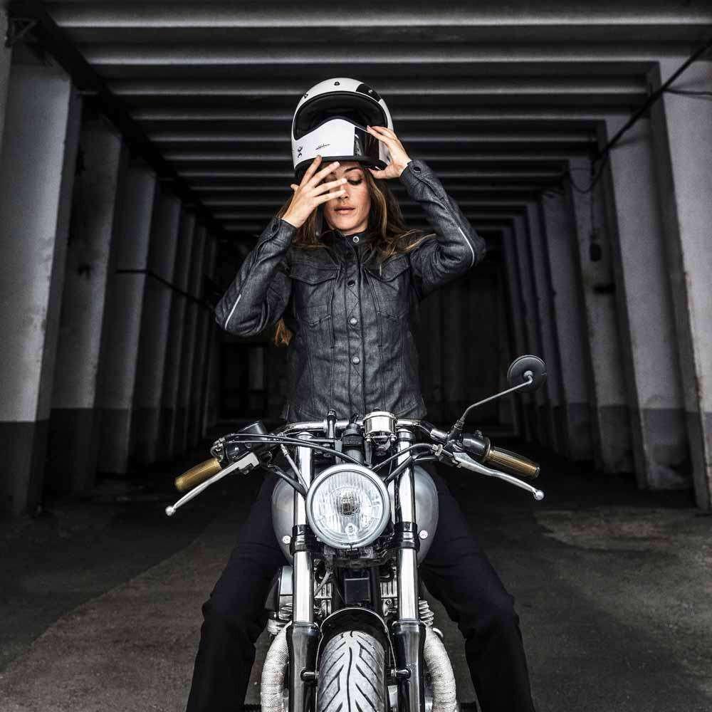 Мотокуртка женская джинсовая REVIT LOGAN LADIES M (10018) - фото 8