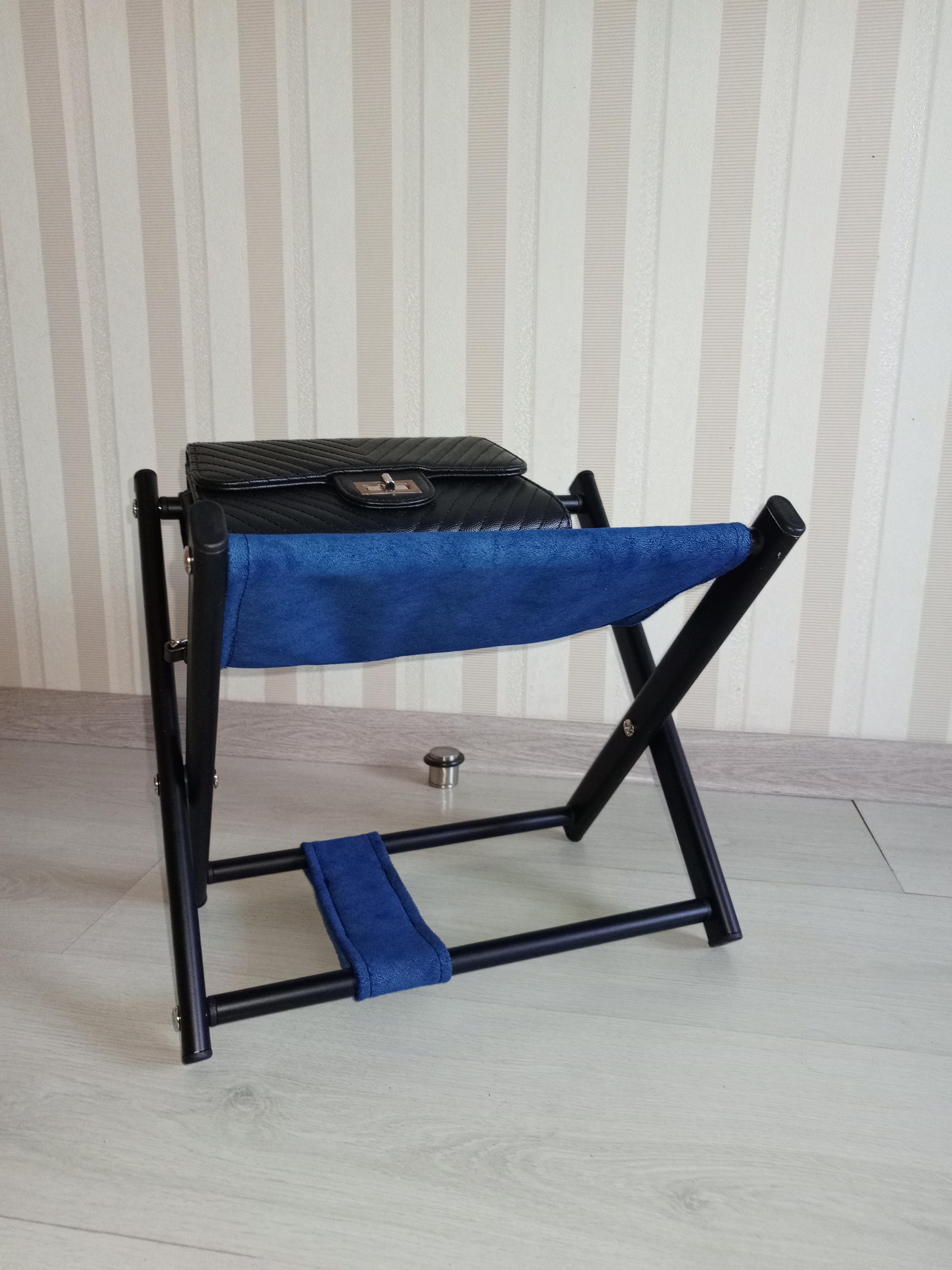 Підставка для сумки висота 31 см Синій/Чорний - фото 8 Підставка для сумки висота 31 см Синій/Чорний - фото 8