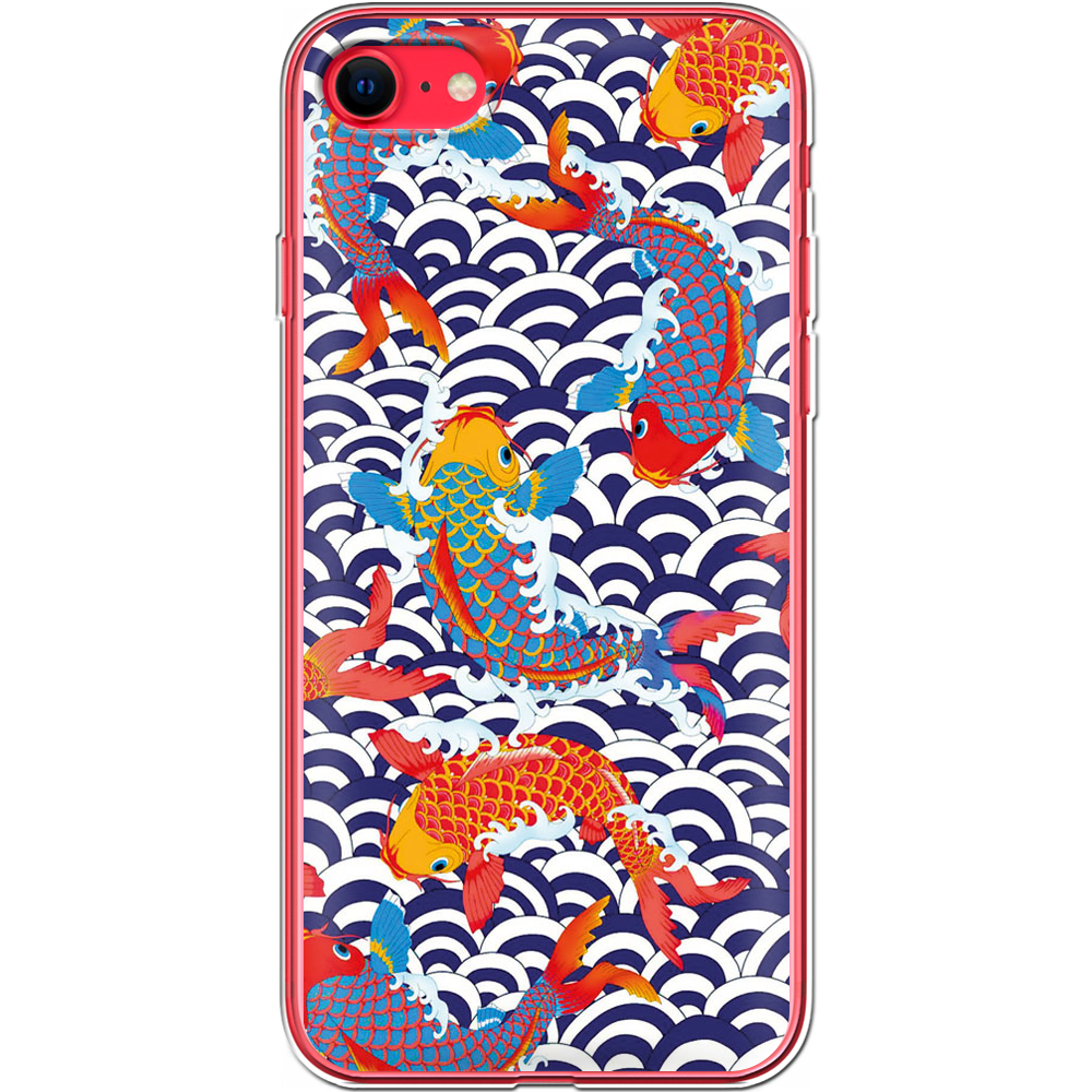 Чохол BoxFace Apple iPhone 7/8 SE 2020 Koi Fish Прозорий силікон (26205-up2477-26205)