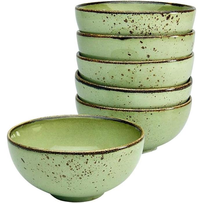 Набор пиалов для соусов Nature Collection Creatable 11,5 см 6 шт. Зеленый