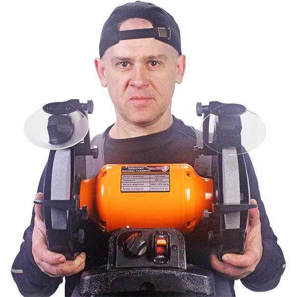 Точильный станок WorkMan TLG200VL с регулировкой оборотов (183) - фото 6