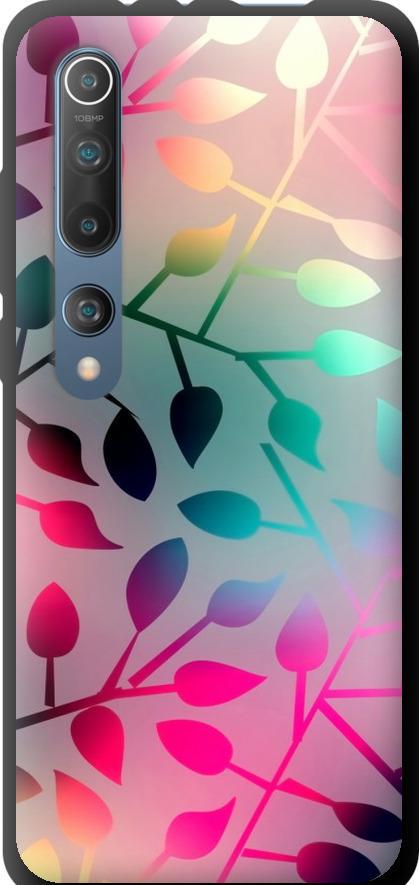 Чехол на Xiaomi Mi 10 Pro Листья (2235b-1870-42517)