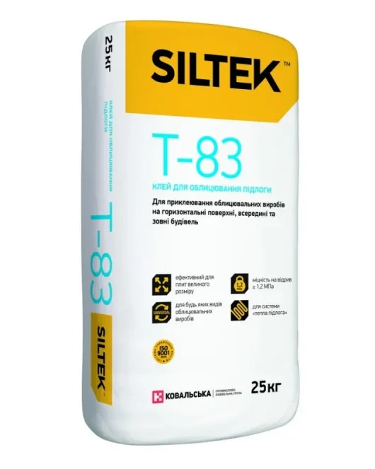 Клей для облицювання підлоги Siltek Т-83 25 кг