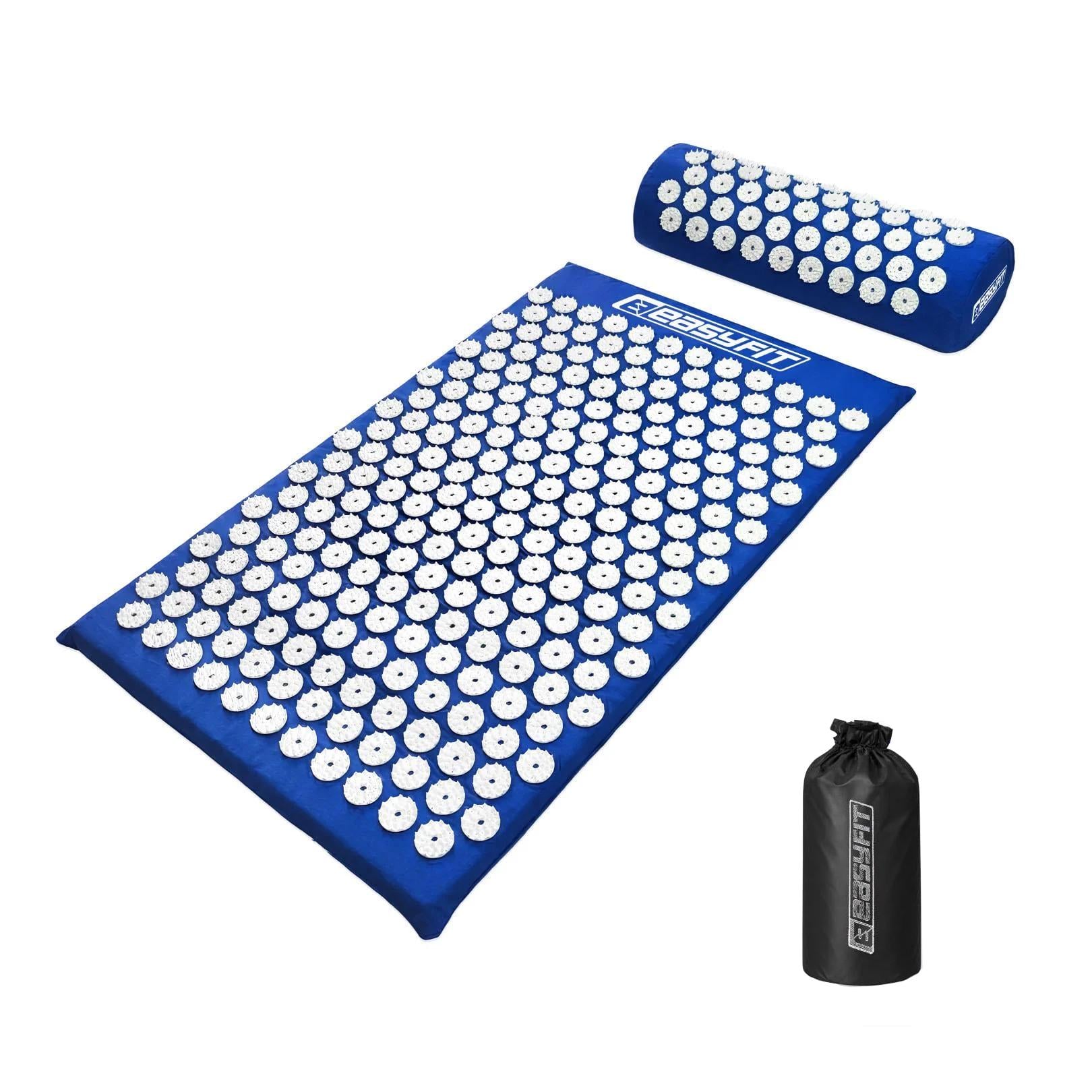 Коврик массажный Easyfit с подушкой Синий (EF-2709-VW) Коврик массажный Easyfit с подушкой Синий (EF-2709-VW)