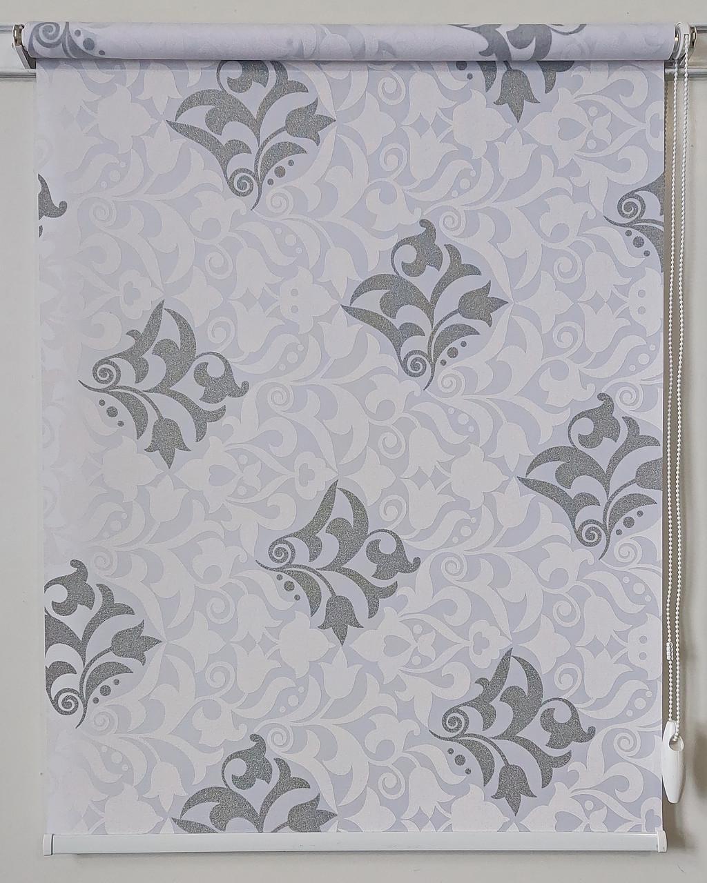 Рулонна штора Miranda Дамаск 90х200 см Сірий (АЕ-56141-94)