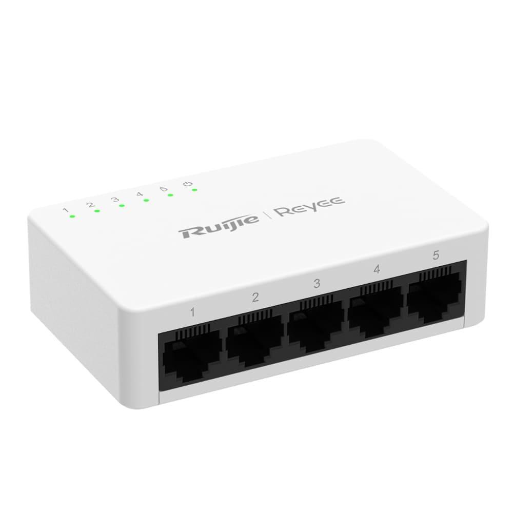 Комутатор Ruijie Reyee RG-ES05F Fast Ethernet безшумний 5 портів (2529663446)
