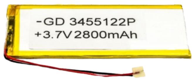 Аккумуляторная батарея GD 3455122P 2800 mAh Li-ion 3,7 V (000020583)