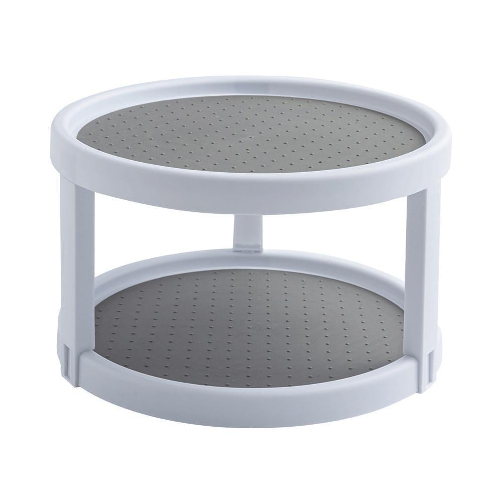 Полка-органайзер для специй кухонная поворотная двойная 25 см (12610560)