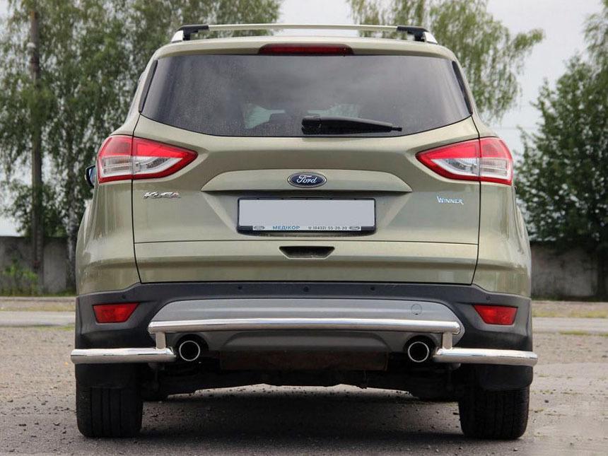 Задняя дуга AK002-3 CAN для Ford Kuga/Escape 2013-2019 гг. нержавеющая сталь Хром