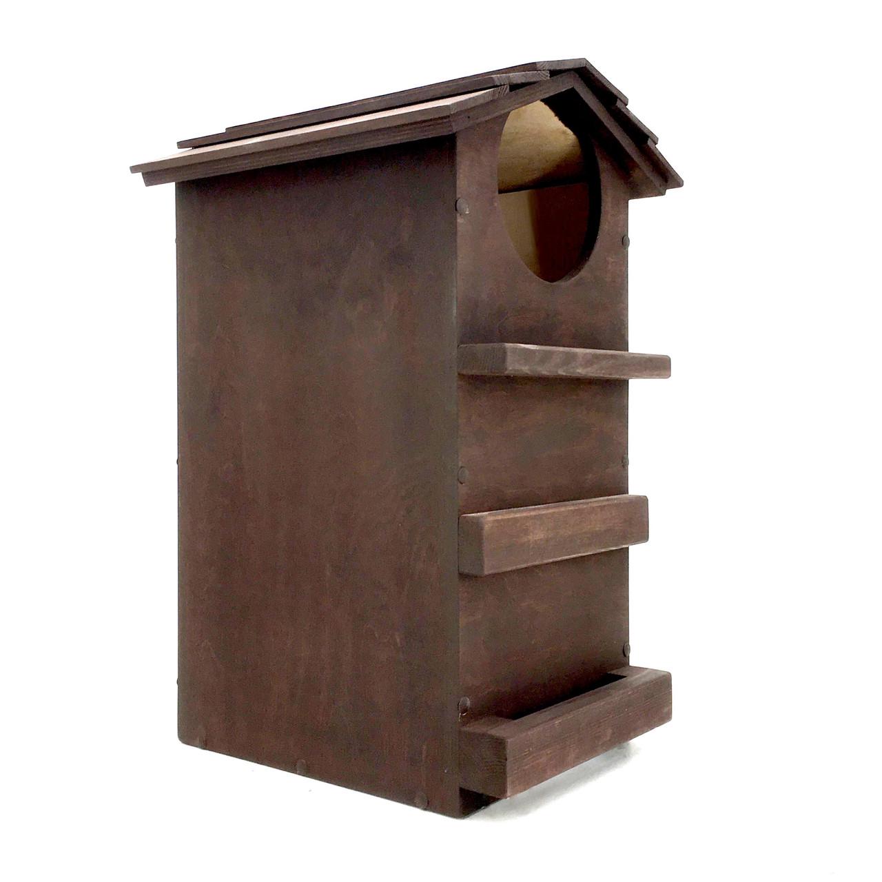 Будиночок для сови з дерева Розарка Капучіно (ДСО-000509) - фото 2