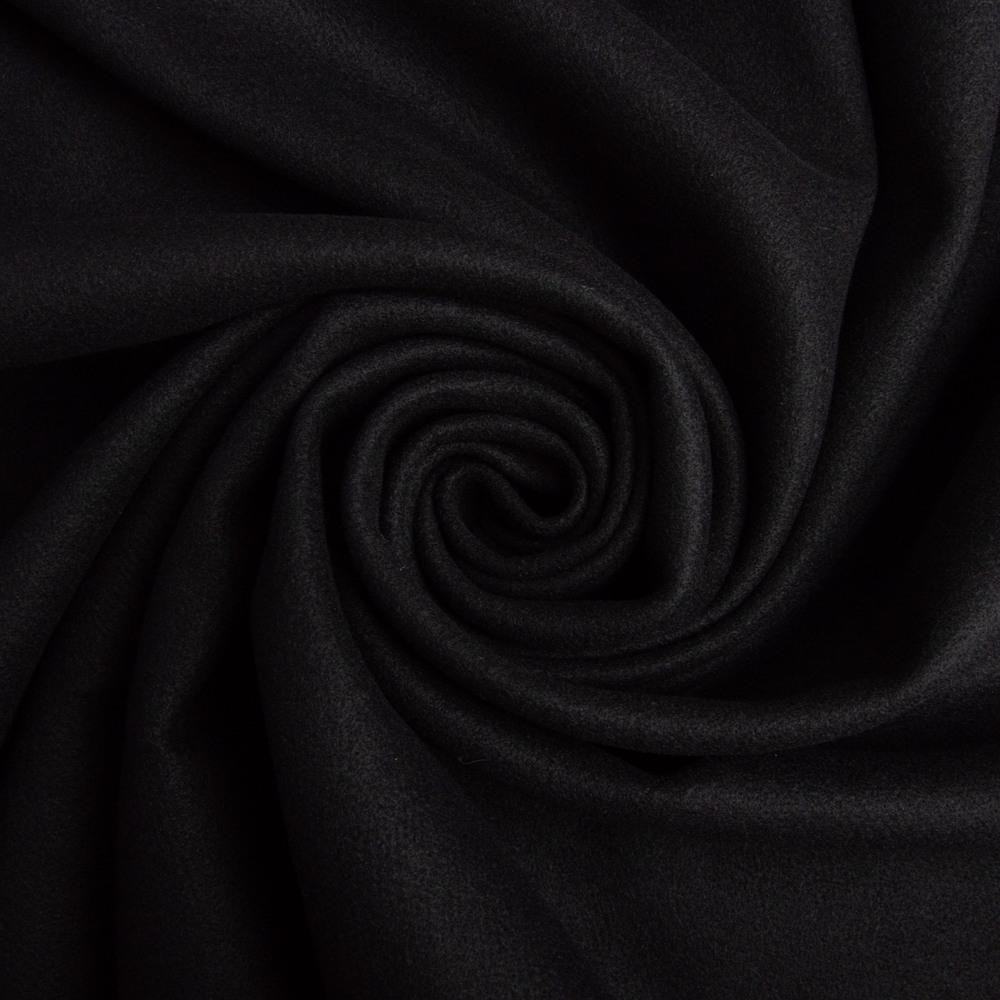 Тканина пальтова СН-137 150 см 400 гр/м2 V-1001 Чорний