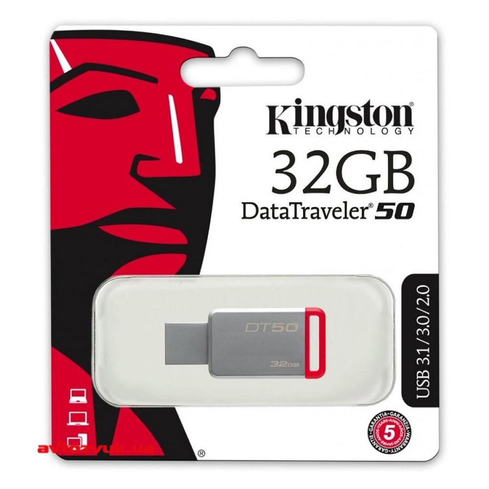 Флеш-память USB Kingston DataTraveler 50 DT50/32GB USB 3.1 - фото 5 Флеш-память USB Kingston DataTraveler 50 DT50/32GB USB 3.1 - фото 5