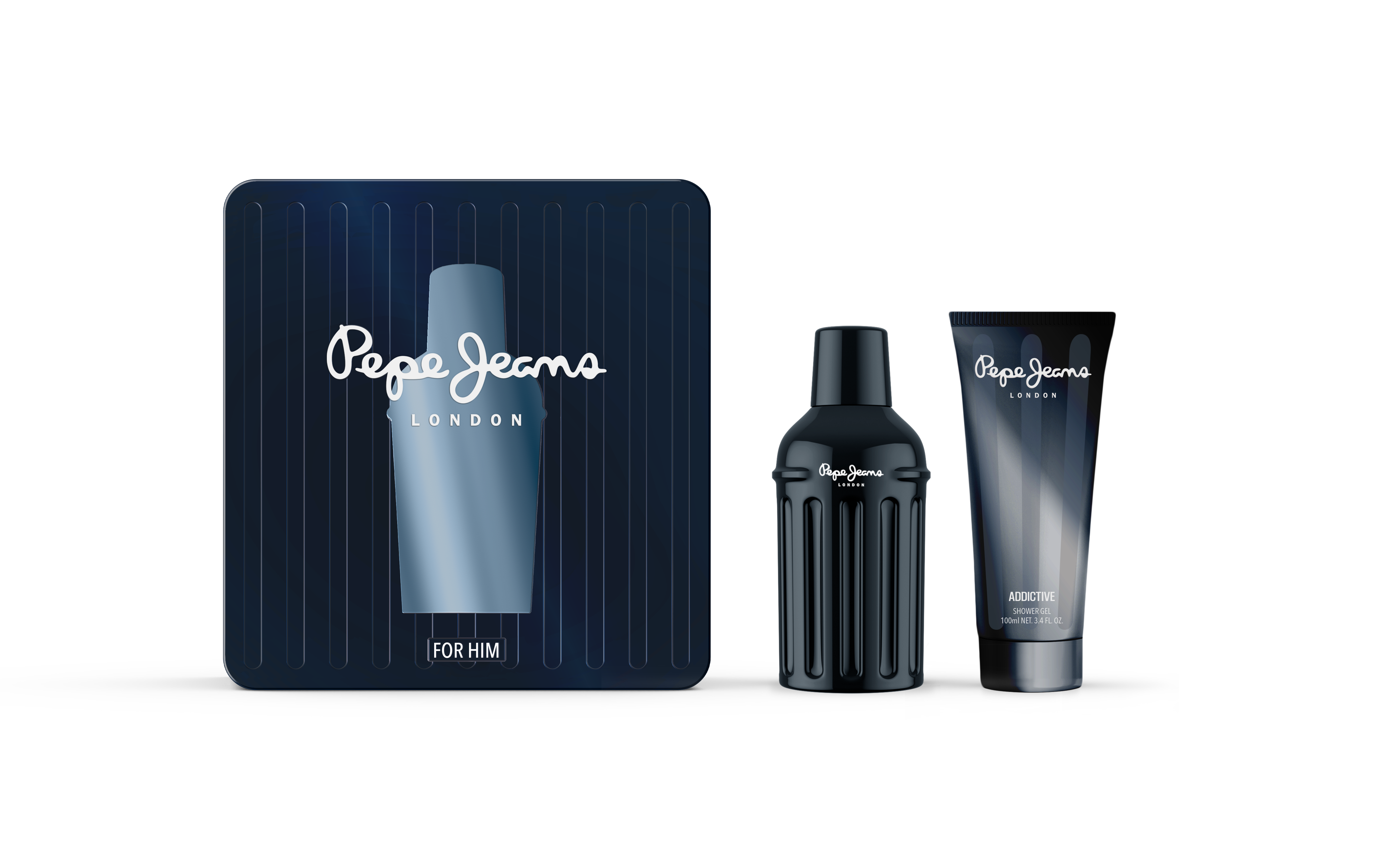 Парфюмированный набор Pepe Jeans парфюмированная вода для мужчин Addictive 100 мл/гель для душа 100 мл (PPJ101)