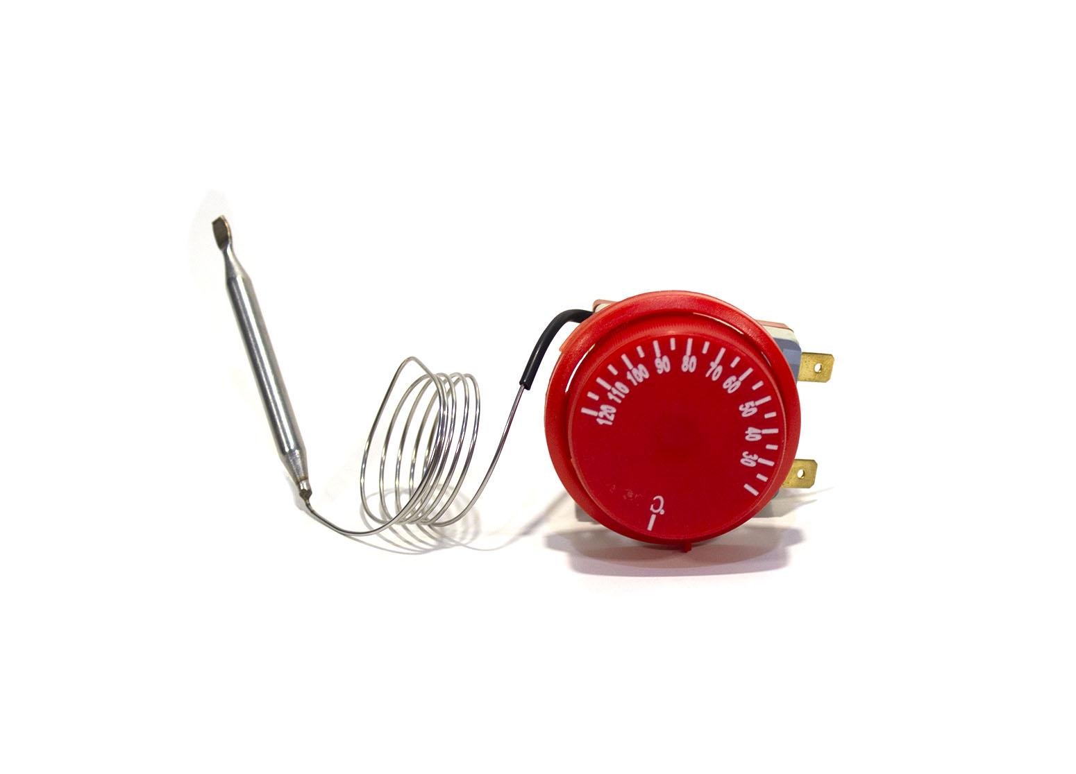 Терморегулятор механический капиллярный на 2 контакта HUI DE/T= 20 - 120°C/16А/250 V/L=70 см