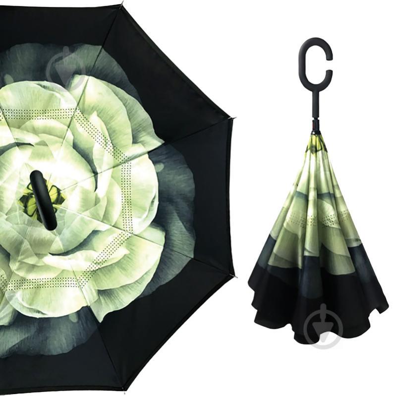 Умный зонт наоборот Up-Brella Гардения Белая (2907-13299a)