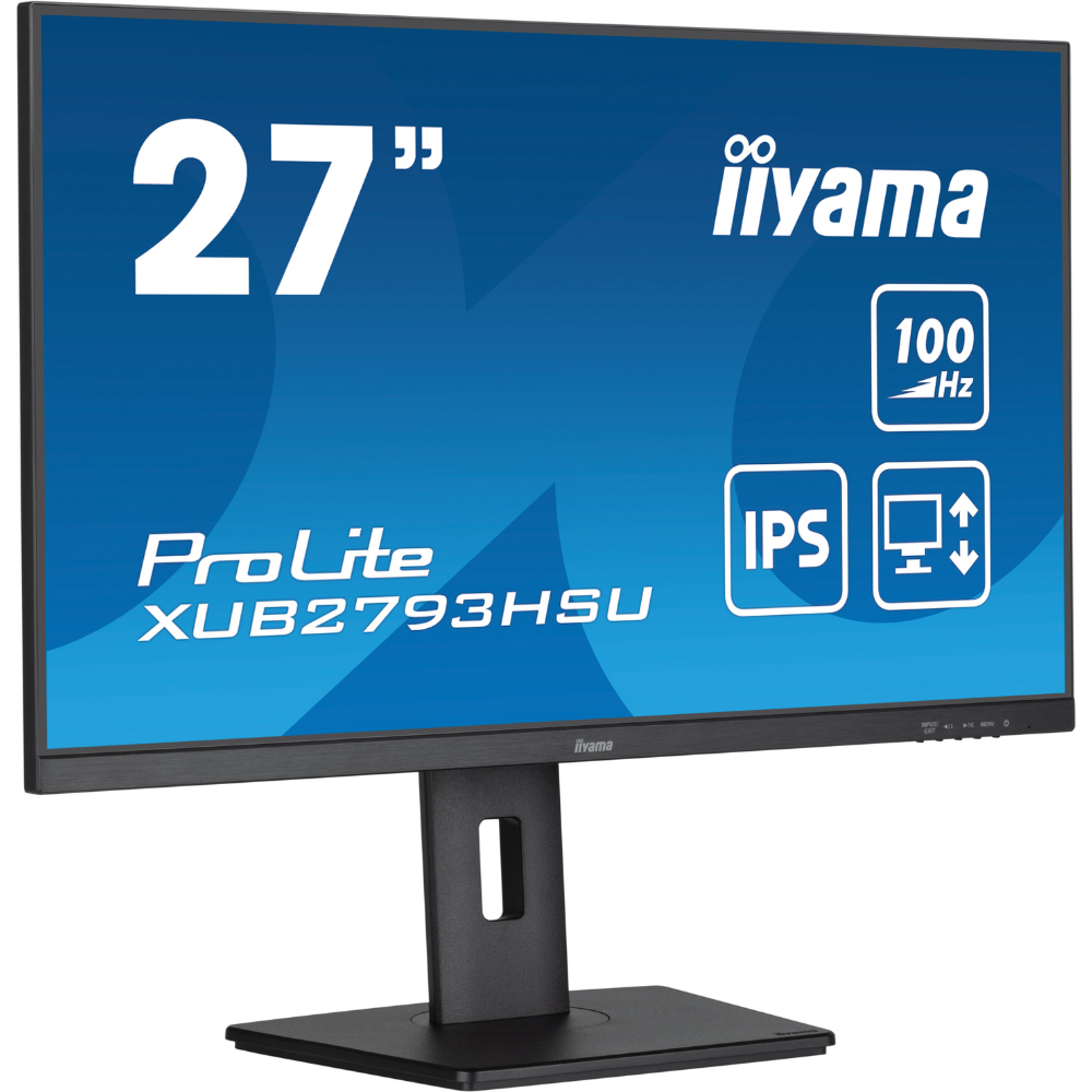 Монитор игровой IPS Iiyama XUB2793HSU-B6 безрамочный/поворотный экран 27" Черный (65b0f8c8) - фото 2